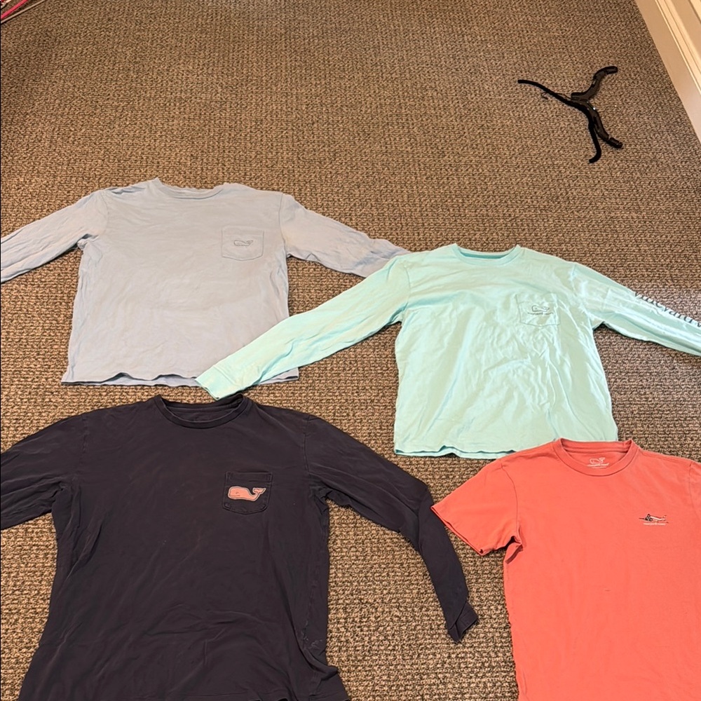 Long and short sleeve Vineyard Vines Shirts - Blue, Mint, Black, Coral